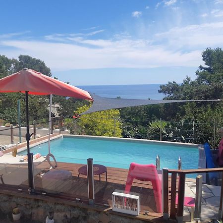 Haut De Villa Au Mont St Clair Vue Exceptionnelle Mer Et Foret Terrasses, Piscine, Petanque, Solarium Prives Sète Kültér fotó