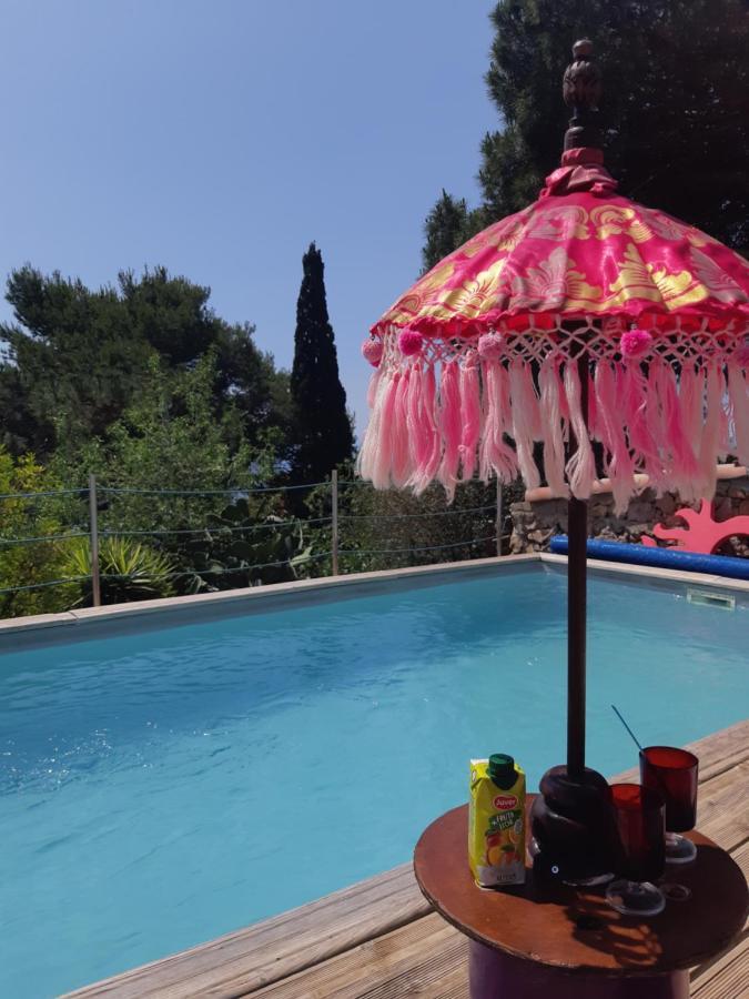Haut De Villa Au Mont St Clair Vue Exceptionnelle Mer Et Foret Terrasses, Piscine, Petanque, Solarium Prives Sète Kültér fotó