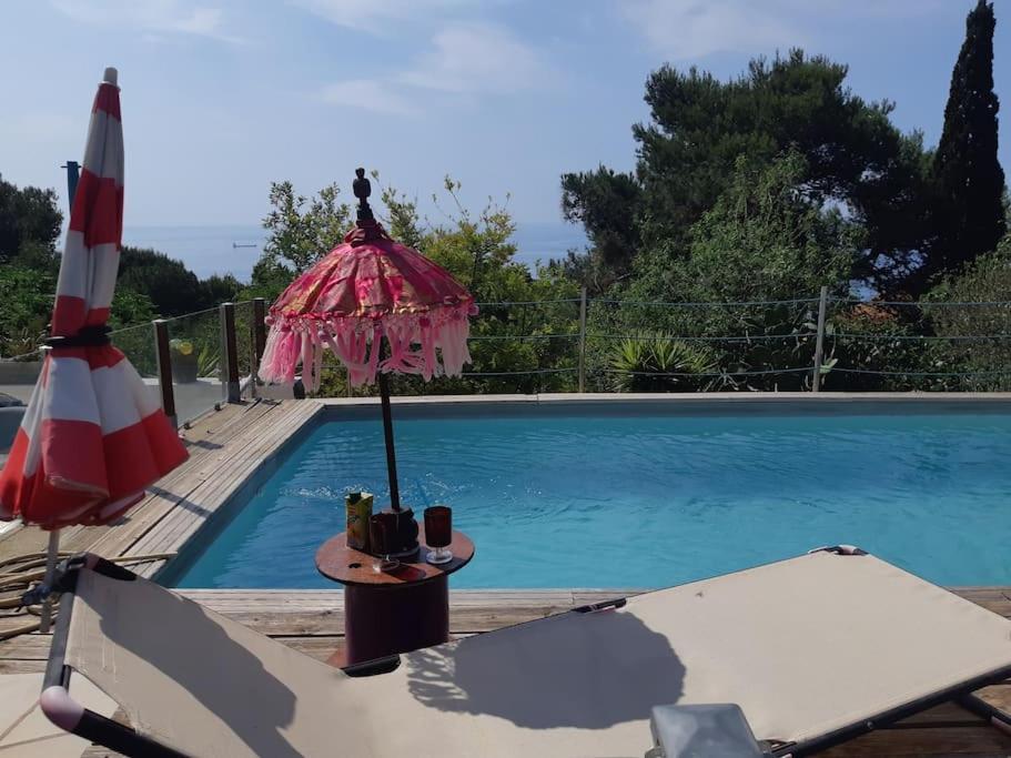 Haut De Villa Au Mont St Clair Vue Exceptionnelle Mer Et Foret Terrasses, Piscine, Petanque, Solarium Prives Sète Kültér fotó