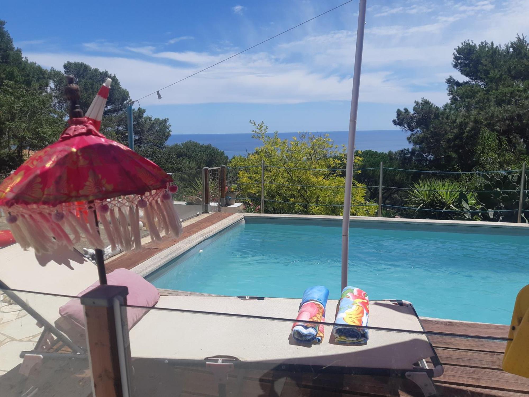 Haut De Villa Au Mont St Clair Vue Exceptionnelle Mer Et Foret Terrasses, Piscine, Petanque, Solarium Prives Sète Kültér fotó